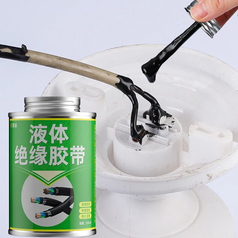 100/260ml Liquid Insulating Tape Rubber Coat Waterproof Seals And Protect Electrical Connections Liquid Insulating Glue