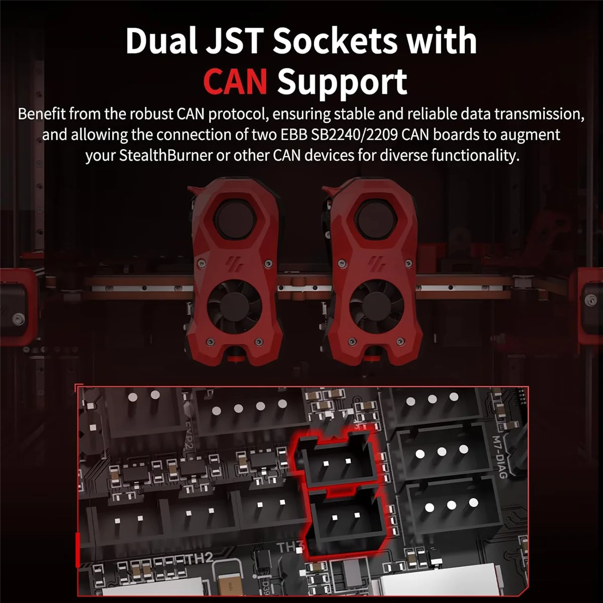 N35R_DU BIGTREETECH Kraken Control Board Onboard 8xTMC2160 Drivers