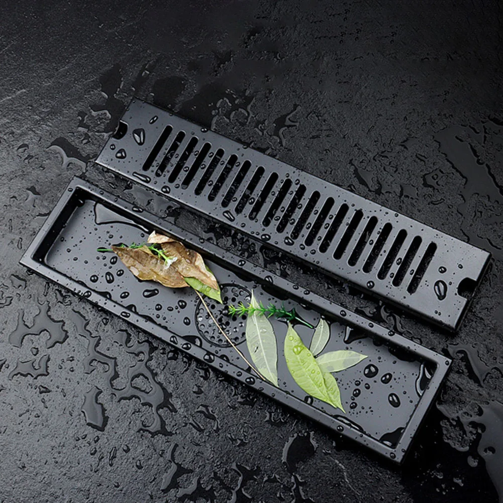 

Слив большой емкости. Черный напольный слив. Материал из нержавеющей стали 304. Усовершенствованная система фильтрации. Конструкция с пряжкой.