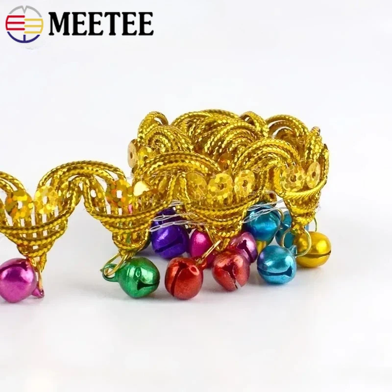 

4/8Meters 3cm Sequins Lace Trims Tassel Fringes Sewing Stage Dresses Clothes Decorative Trimmings Stitching Curtains Accessoreis