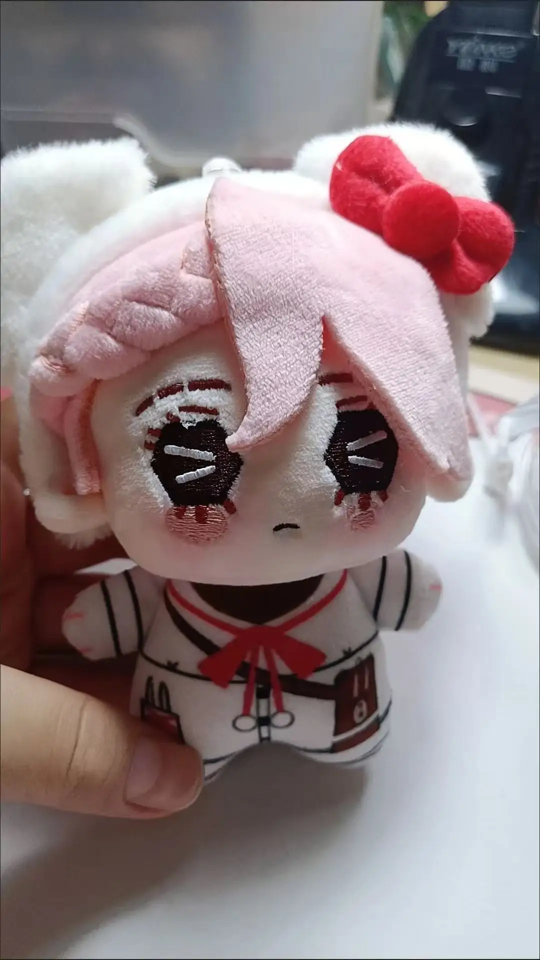 

Stuffed 10cm Game Anime Identity V Entomologist Melly Plinius Attributes Body Plush Doll Toy Soft Dress Up Cotton Kid Gift