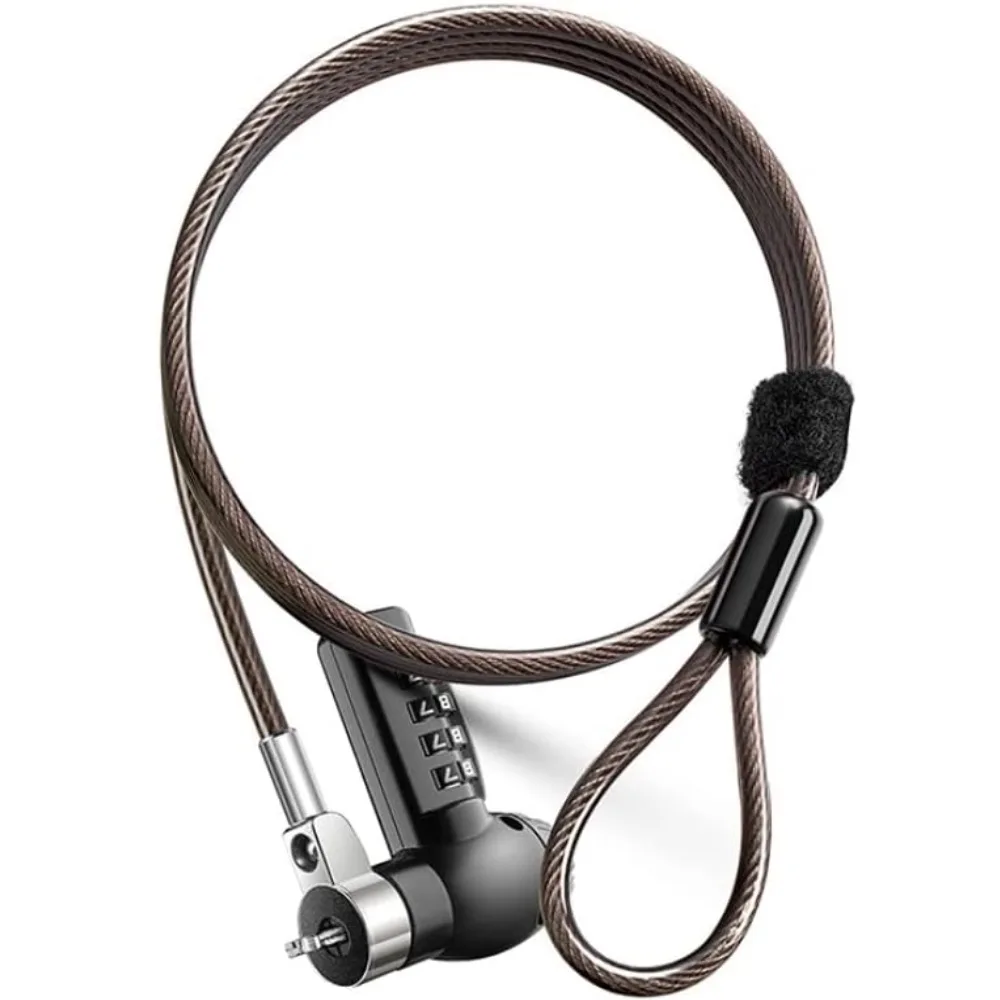 Heavy Duty Anti Theft Laptop Lock Combination Cable Lock for Universal Laptops Computer Lock Cable