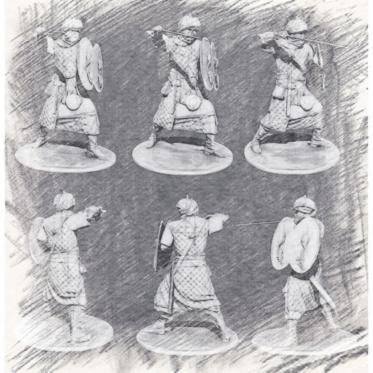 

Набор неокрашенных моделей из смолы, 75 мм, на военную тематику, марокканский солдат, в разобранном и неокрашенном виде, GK.