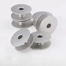 10 PCS 25MM Aluminum  Bobbin Fit 6-5 Large Synchronous Sewing Machines Synchronization Car Industrial Sewing Machine Accessories