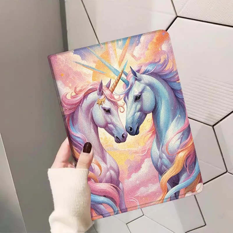 

Coloful Horse Popular Art For Samsung Galaxy Tab A7 A A8 A9 A11 S6 S11 10.1 10.4 10.5 Inch Lite PLus Tablet Case Gift