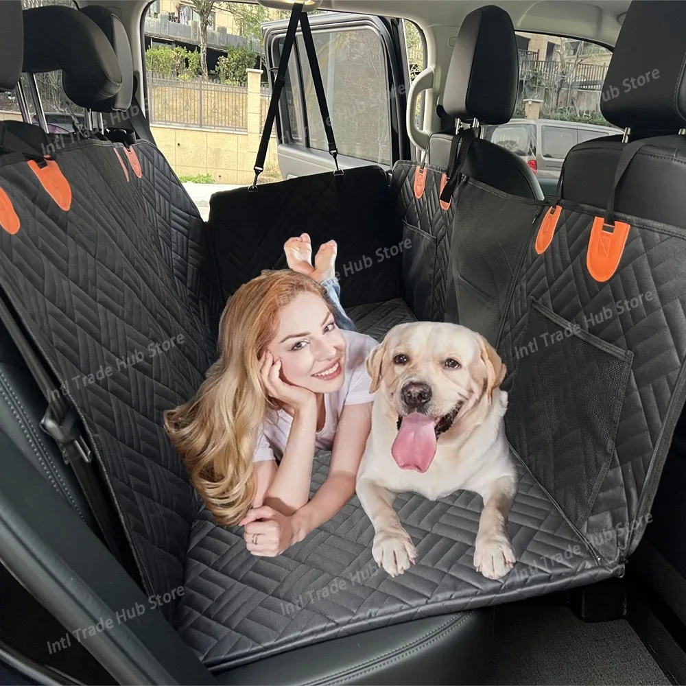 Pet hollow board extended dog car seat cover waterproof and dirt resistant, suitable for car dog beds and summer travel
