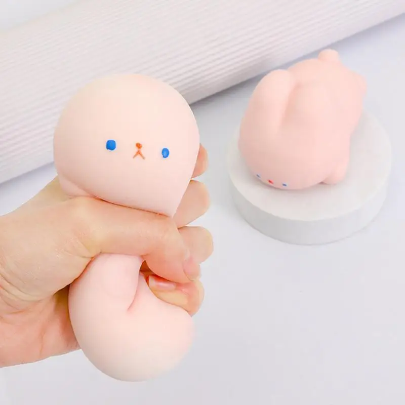 Bunny Stretchy Toy Cute Bunny Designed Toys Bunny Shape Squeeze Toy Small Pinch Toy For Kids