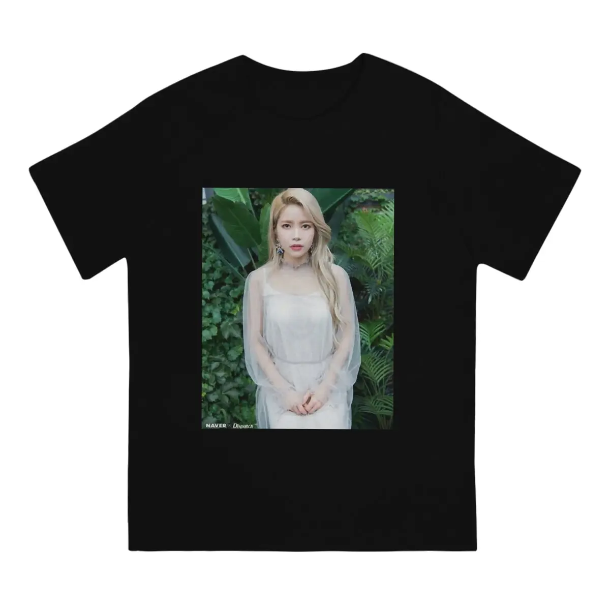 Men T-Shirt Korean Women's Singing Group Humor Pure Cotton Tees Short Sleeve MAMAMOO T Shirts O Neck Clothing Graphic