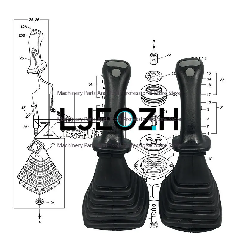 For Doosan Daewoo DH225-9 DX260 300-9 Pilot Valve Joystick Handle Rubber Dust Jacket K9001130