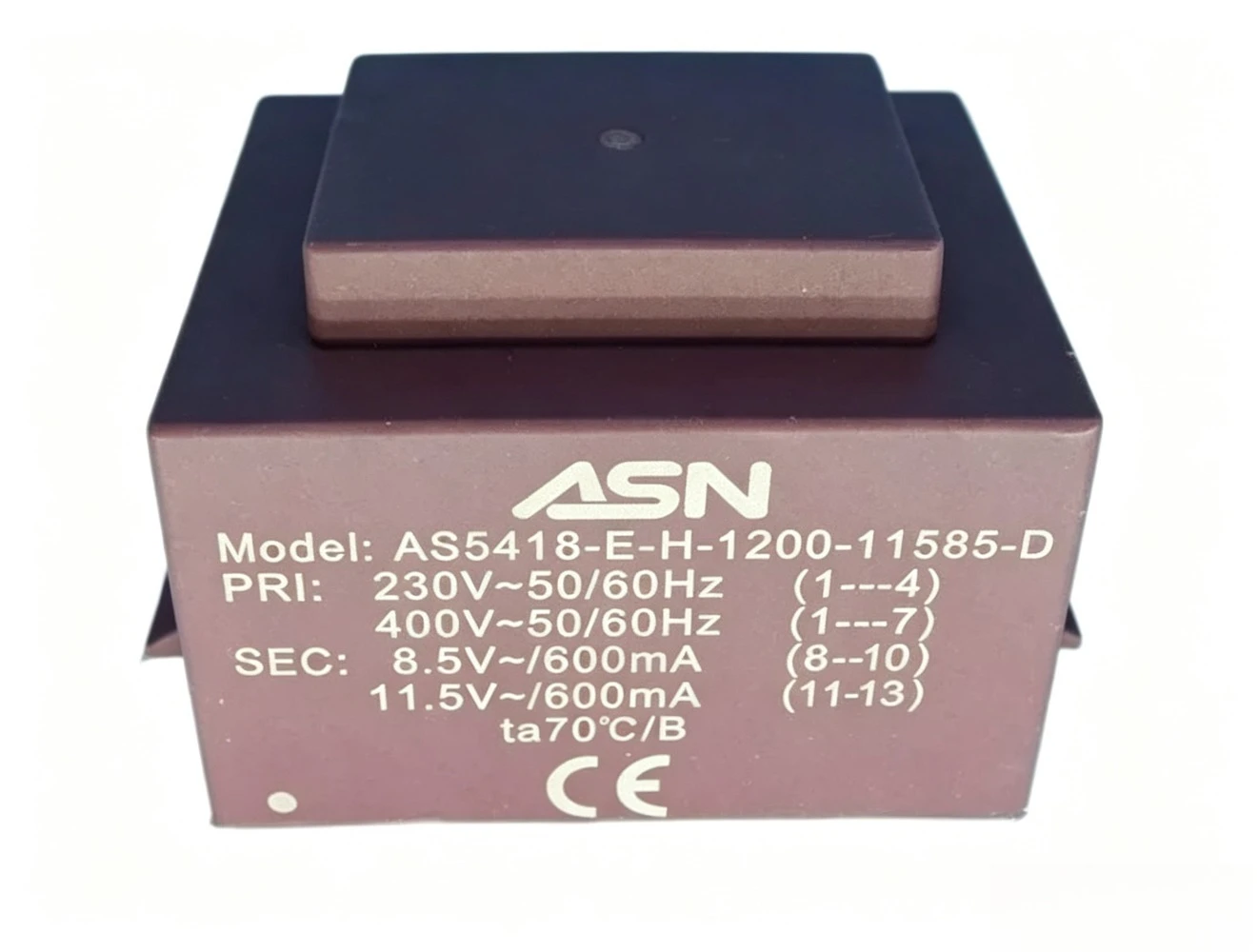 New original transformer AS5418 12VA input 0-230V-400V output 8.5V 11.5V replacement B1406090 B 1406090