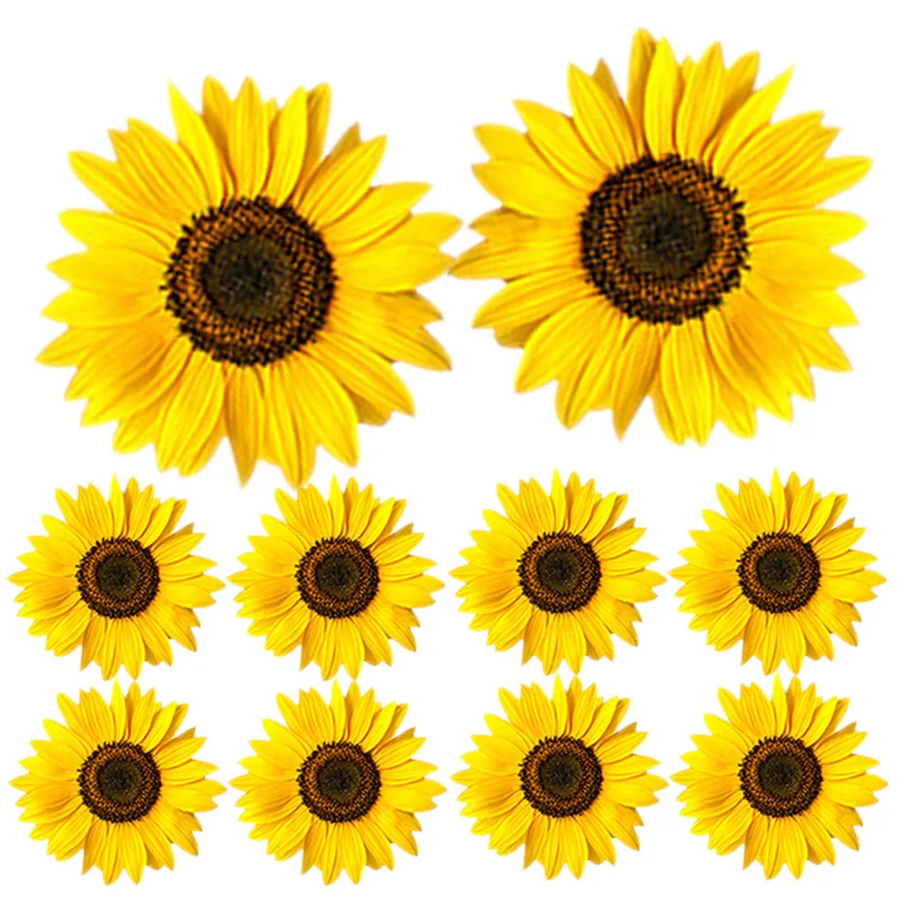 

1Set Sunflower Wall Stickers PVC DIY Flower Decal Home Living Room Bedroom Decoration Removable Floral Wall Art