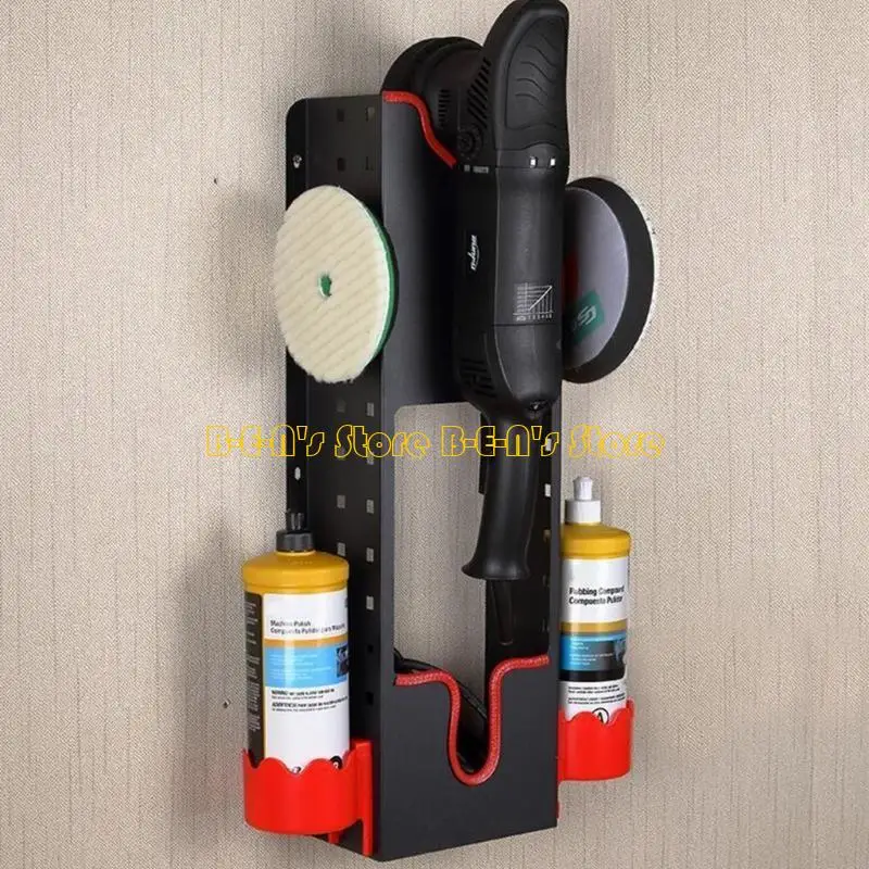 y1ad-polisher-holder-wall-mount-shelf-polisher-rack-stand-polisher-holder-for-grinder-shop-accessories