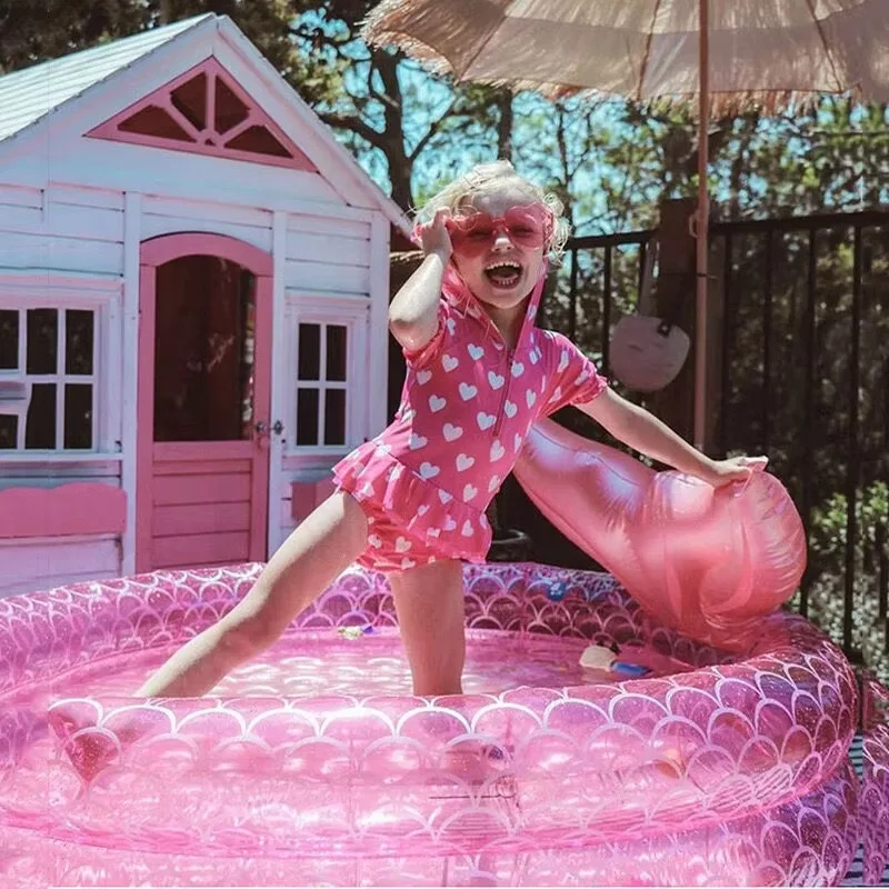 Sommer Outdoor Ozean Ball Pool Aufblasbare Wasser Pool kinder Wasser Spielen Pool Ozean Ball Pool Verdickte Blase Boden Wasser