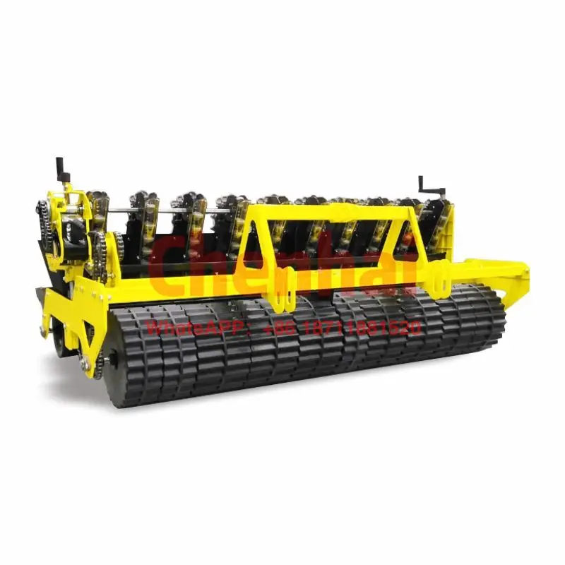 

Small Agriculture Machinery Powder Rows Tractor Garlic Seed Seeder Planter Garlic Processing Planting Sowing Machine 5 Row 8 10