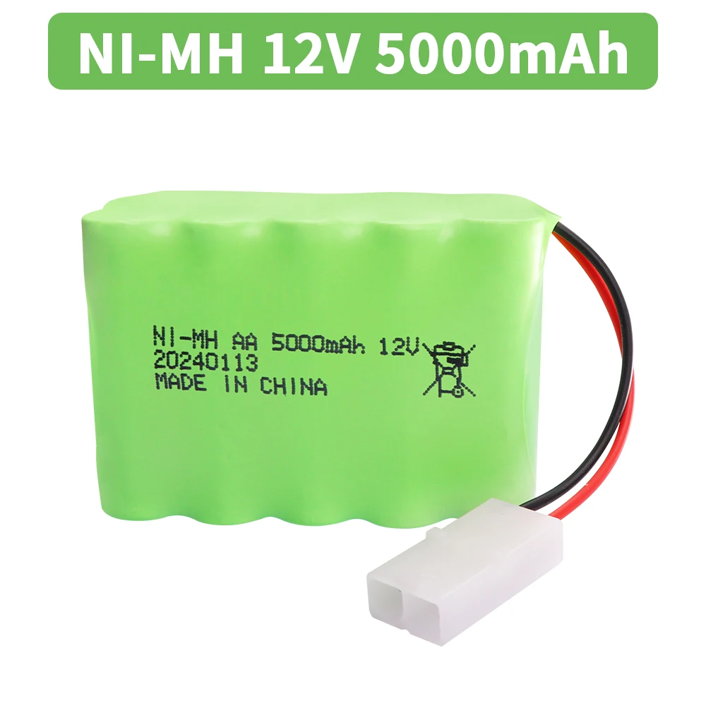 Akumulator Ni-MH AA 12V 5000mAh Akumulator NiMH 12V Akumulator nimh o dużej pojemności do zdalnie sterowanego samochodu zabawkowego, łodzi,