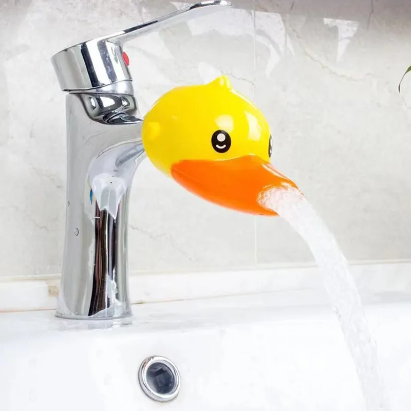 Lovely Cartoon Faucet Extender For Kids Hand Washing In Bathroom Sink Accessories Kitchen Convenient For Washing Helper