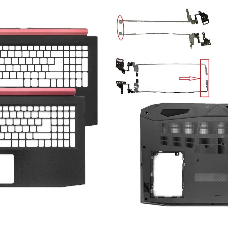 

For Nitro 5 AN515-41 AN515-31 AN515-42 AN515-51 AN515-52 AN515-53 Hinges Upper Palmrest Bottom Case