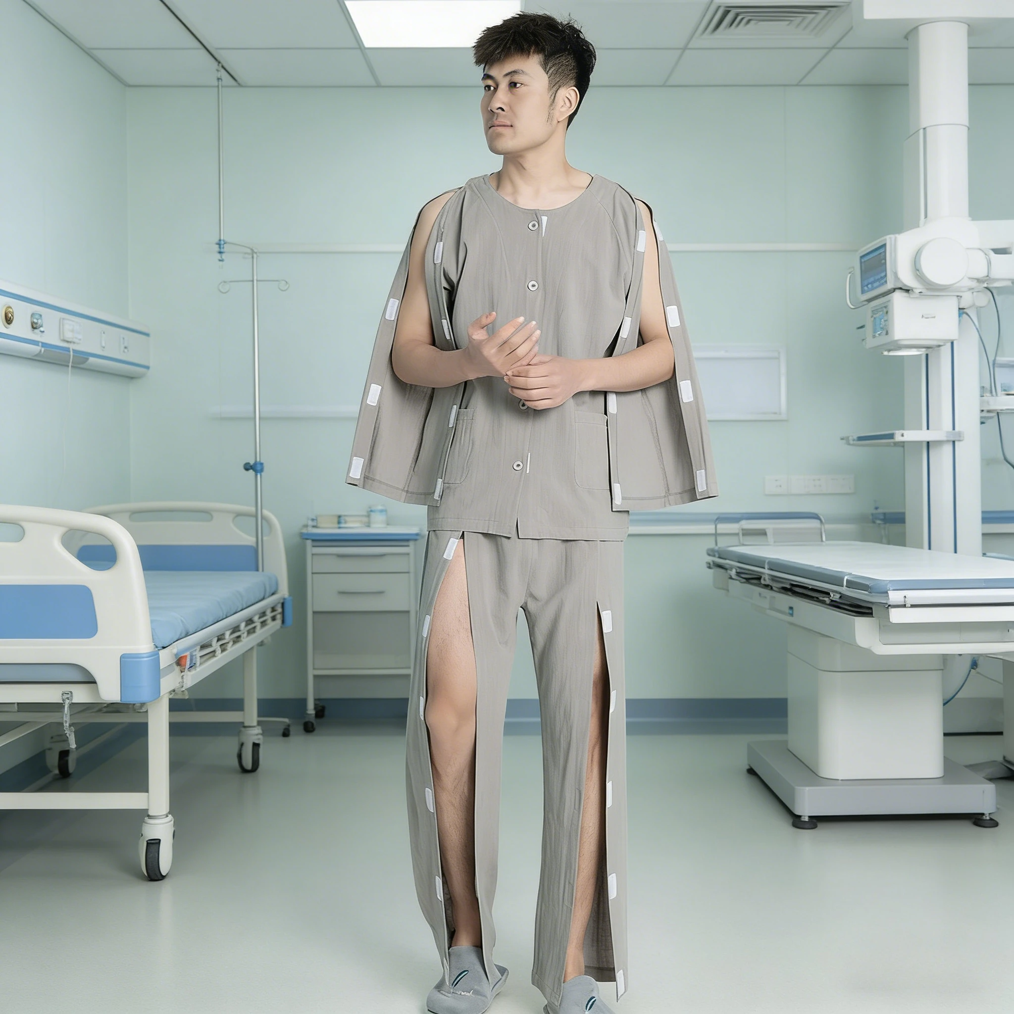 

Удобная одежда для лежачих пожилых людей и восстановления после операций: легкая в носке и снятии, полностью расстегивающаяся, для весны и лета.