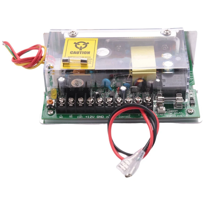 Fuente de alimentación de Control de acceso de puerta, interruptor de sistema de Control de acceso, bloqueo remoto, CC de RISE-3X, 12V, 5A, UPS, 110V-240V