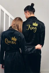 Customized Honeymoon Robes Couples Spa Robes Gift Bride And Groom Gift Mr Mrs Bathrobes Flannel Anniversary King Queen Bathrobes