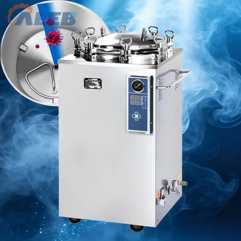 YWM Certificate 75L Cylindrical Sterilization Pot Pressure Sterilizing Machine for Mushroom Substrate Mass Treatment