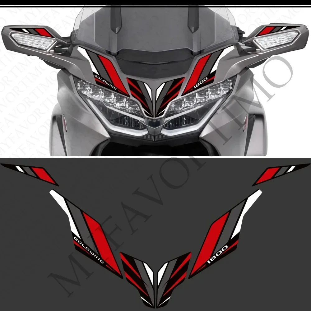 

For Honda Goldwing Gold wing GL1800 F6B Tour Wheel Protector Tank Pad Stickers 2018 -2024