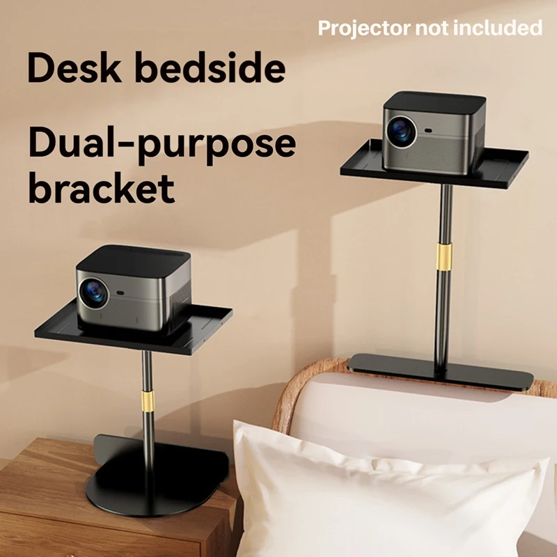 Top-Adjustable Projector Stand Multi-Angle Support Bracket For Projectors & Soundbox,For Home & Office Use