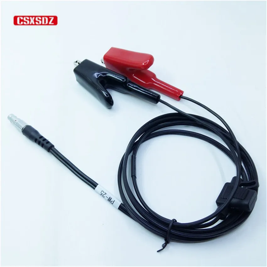 Cable de batería de alimentación Hi-Target GNSS GPS RTK, PW-25 de 5 pines para Clips hi target PW25, nueva marca