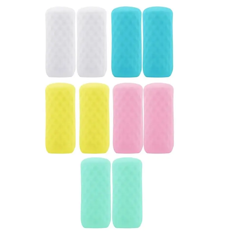AB11-10Pcs Silicone Bottle Covers,Travel Essential For Women, Luggage Travel Size Toiletries,Elastic Sleeve For Leak Proofing