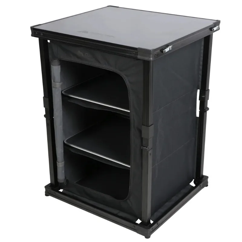 

Ozark Trail Kitchen Organizer Hardtop Table, Gray, 23 x 20 x 31