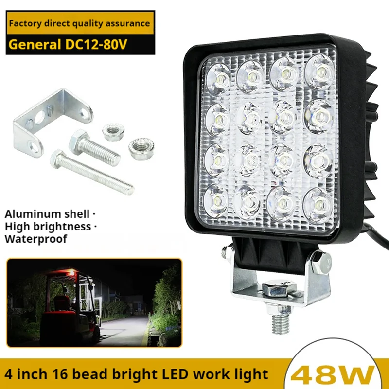 4-calowe światło robocze LED Światła do jazdy Bar Offroad Spotlight 12V 24V Dla Jeep Truck Car Motorcycle Tractor SUV ATV Reflektory LED