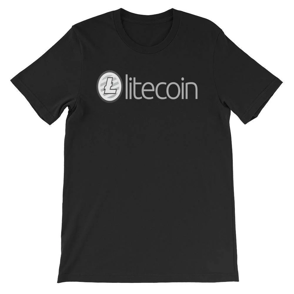 Liteكوين شعار تي شيرت ، الأصلي LTC cryptoshirt ، LTC