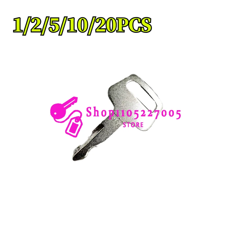 1/2/5/10/20PCS Ignition Keys Replacement for IHI Morooka Chieftain Excavator Heavy Equipment 5080