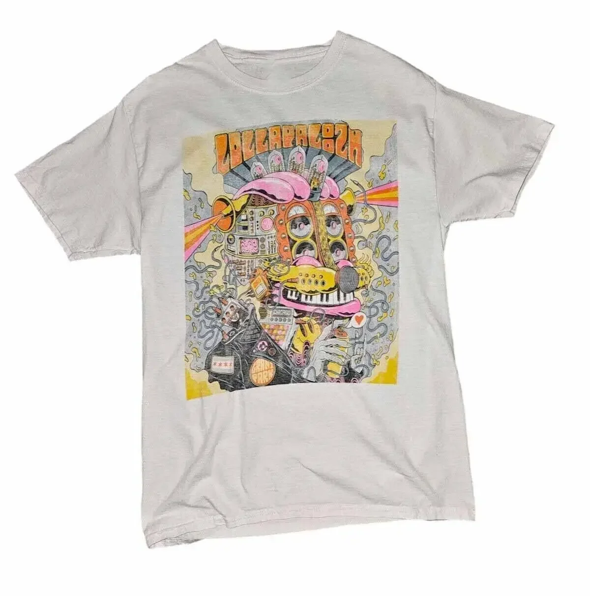 1 side 2022 Lollapalooza Festival TShirt White Unisex S-2345XL LI974