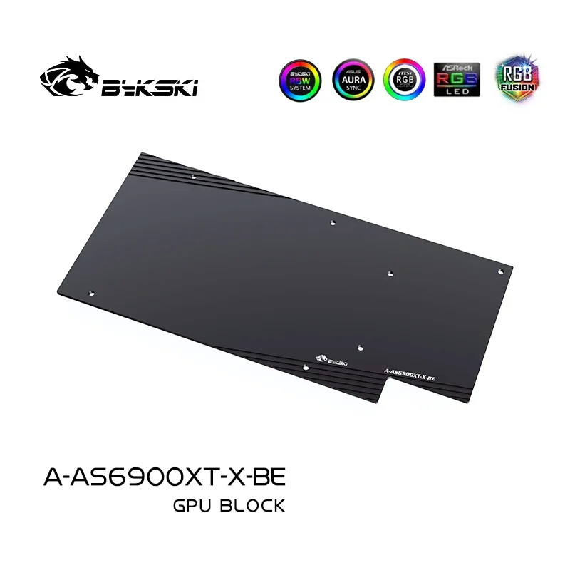 

Использование водяного блока Bykski для ASUS TUF RX6900XT O16G/RX6800XT/66950, игровая карта GPU с охлаждением/медным радиатором A-AS6900XT-X