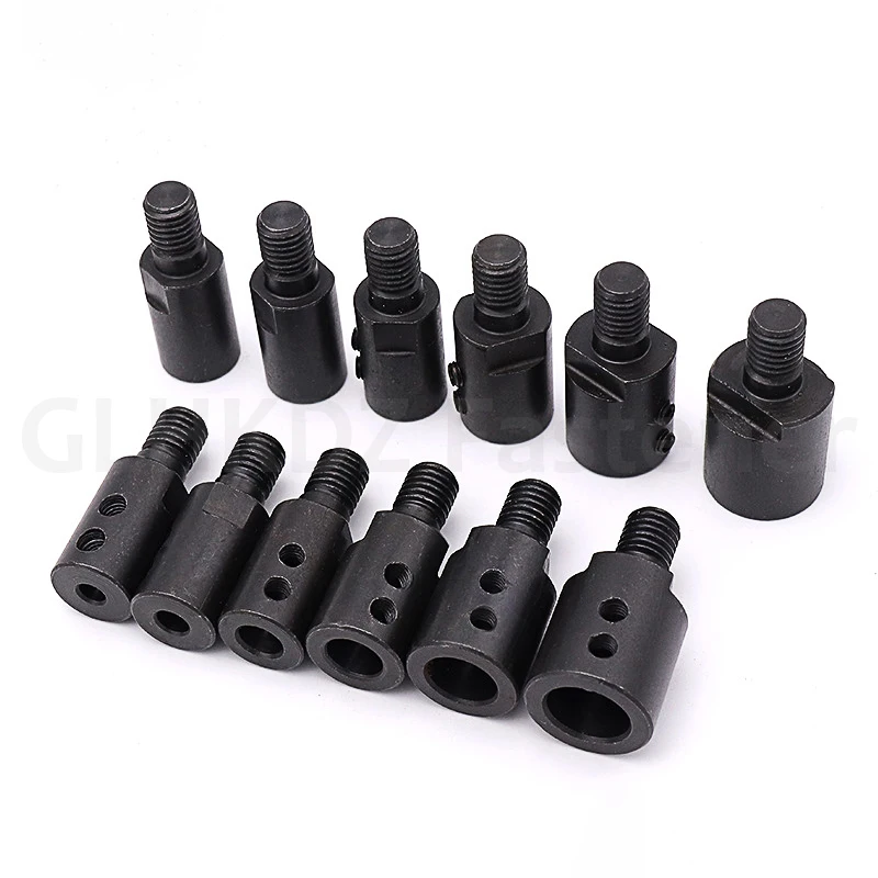 M10 Saw Blade Connecting Shaft 5/6/8/10/12/14mm Grinding Polishing Motor Shaft Adapter Connecting Rod Sleeve Coupling Tool