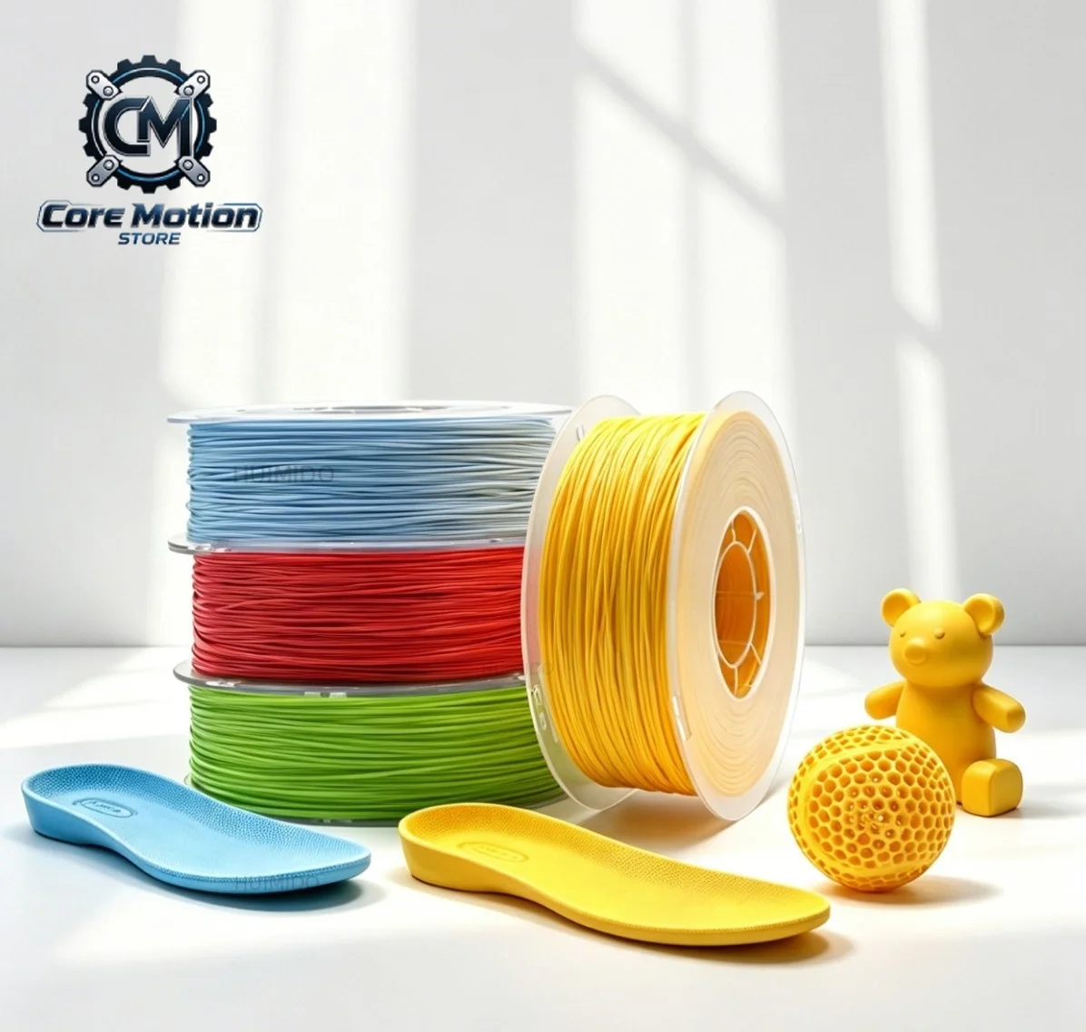 Matte TPU 95A Filament 1.75mm 1KG TPU Flexible 3D Printer Consumables High Strength Wear Resistant for Bambu Lab Creality
