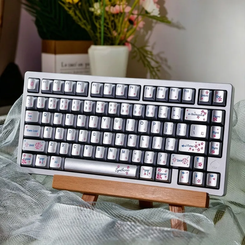 PBT five sided hot rising Huaxin original factory height adaptive mechanical keyboard 60-108