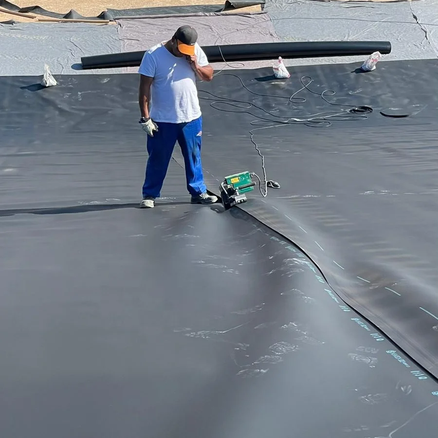 HDPE geomembrane Portable Extrusion Welding Torch dam liner sealer plastic welding machine