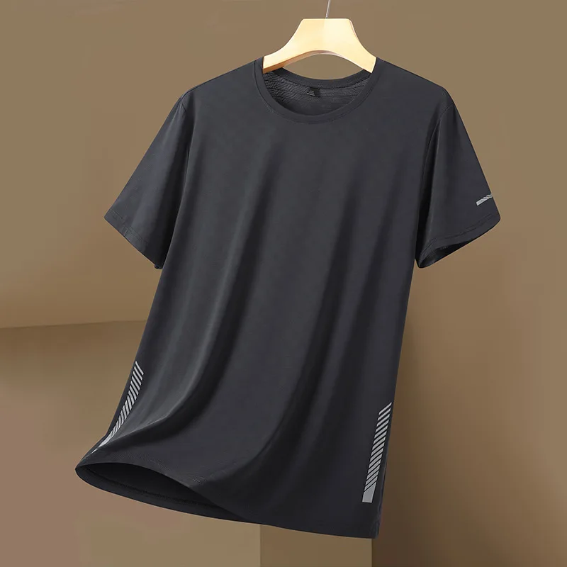 

Summer Cool T-shirt Men Plus Size 8XL Short Sleeve Tshirt Fashion Casual Summer breathable Tops Tees Male Big Size 8XL mferlier