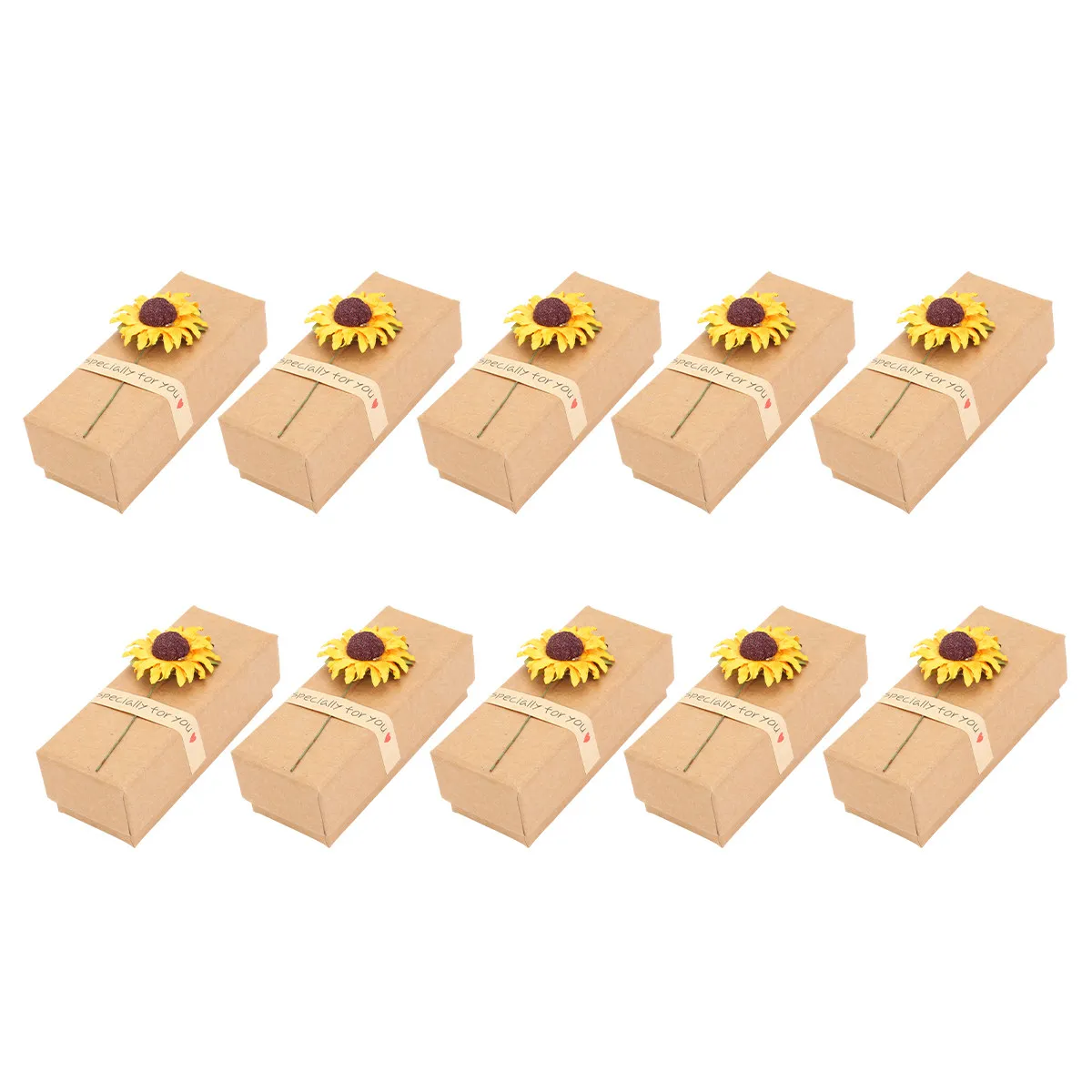 10Pcs Paper Gift Box Premium Eco Friendly Compact Lightweight for Lipstick Perfume Jewelry Wedding Birthday Festival Use