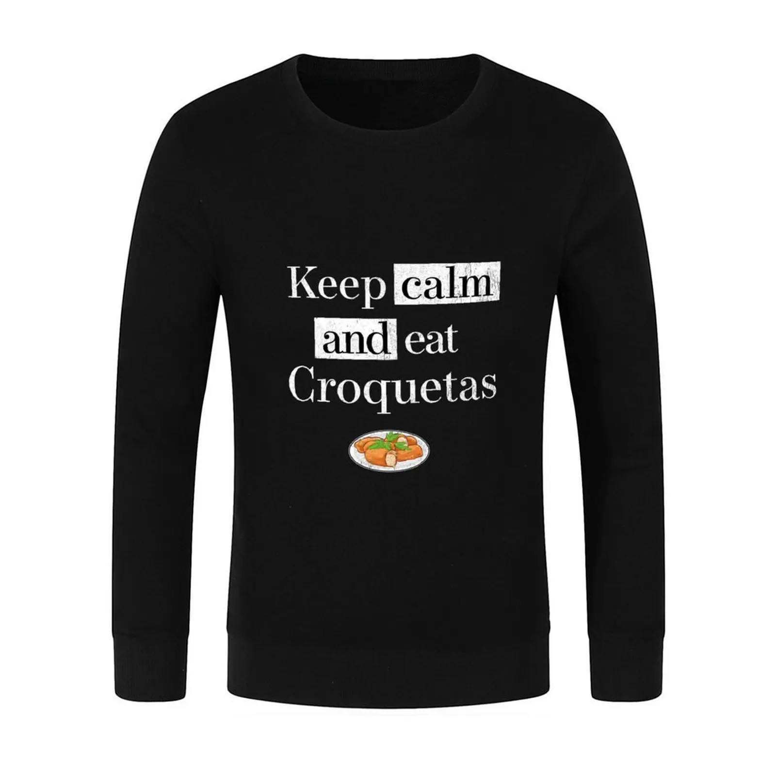 Croquetas Cubanas Foodie Eat продукт Пуловер мужская одежда спортивный костюм толстовка комплект толстовки с Фото №2