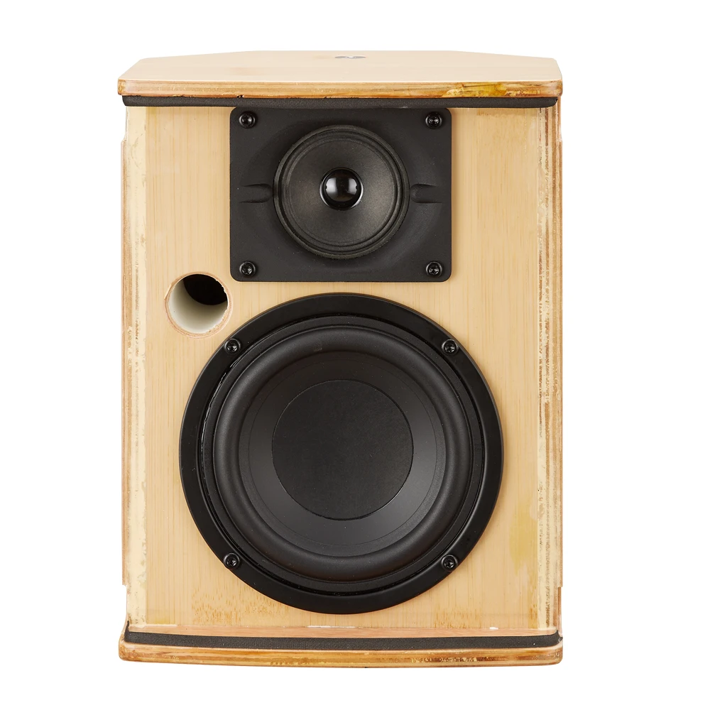 

2024 New Product Bamboo Pro Audio 150 Watt 6 Inch Acoustic Full Range Speakers For Metting