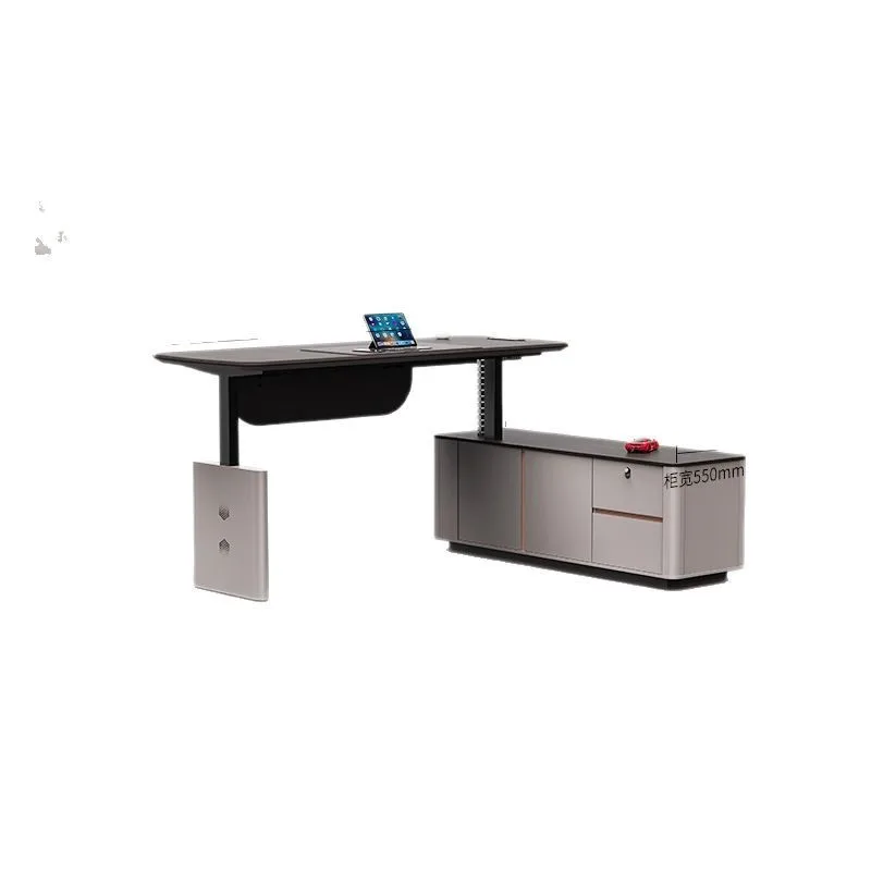 LMM intelligent dual motor simple modern office computer desk high-end furniture