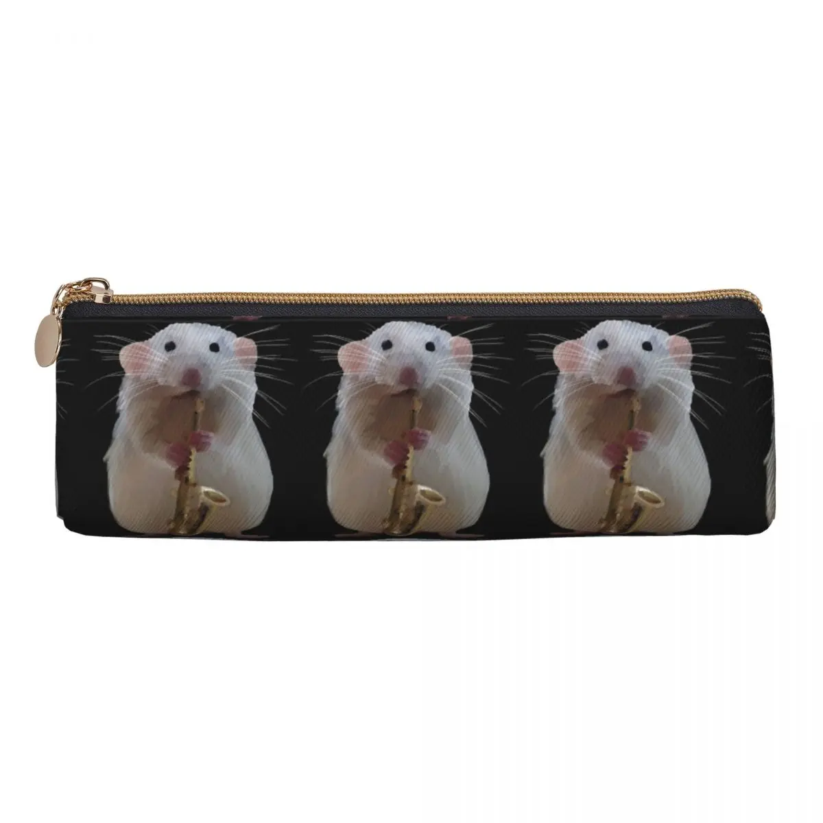 الفئران لعب الساكسفون مقلمة قلم رصاص الحقيبة تخزين القرطاسية لوازم تخزين كبيرة صندوق القلم حقيبة أقلام رصاص لصبي فتاة #1