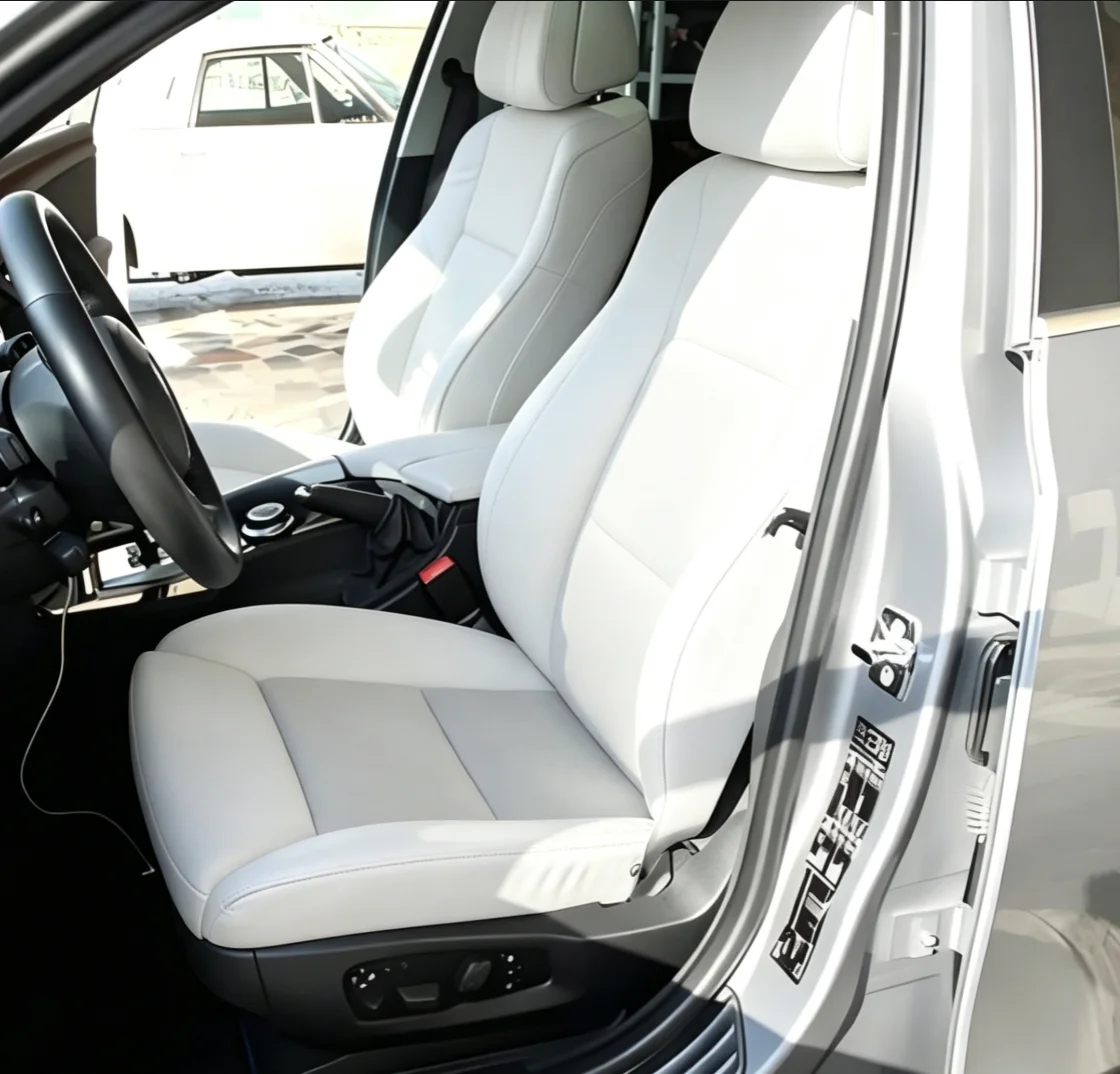 Für BMW E60 Maßgefertigte Autositzbezüge Luxuriöses Nappaleder 100% Passgenau Innenausstattung 360 ° Vollständige Abdeckung – Detail 8