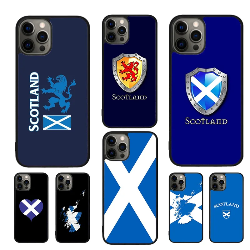 Scotland Scottish Flag Phone Case For for iphone 16 15 14 11 12 13 Pro  XR XS MAX Plus coque Cover Shell