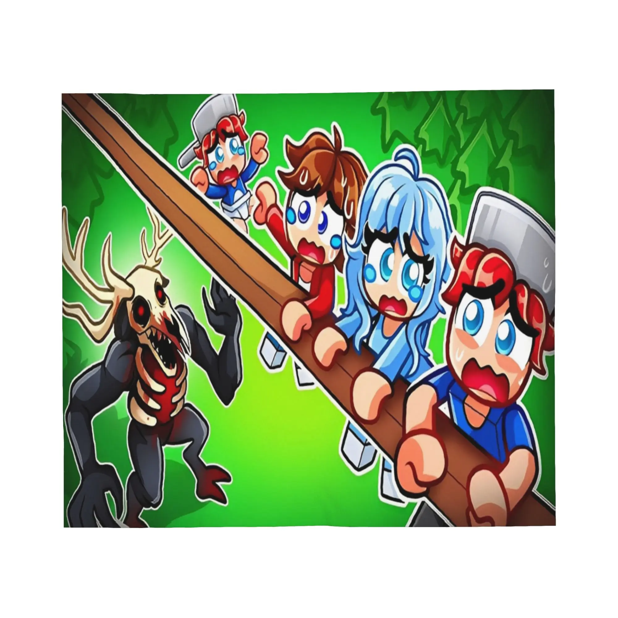 

99 ночей в лесу, одеяло для дивана, мягкое пушистое плюшевое одеяло 50x60 дюймов, покрывала разных размеров на все сезоны