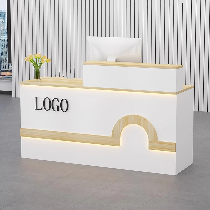 

Cashier Aesthetic Hair Salon Reception Desk Counter Storage Reception Desk Counter Decorations Beauty Commercial Furniture