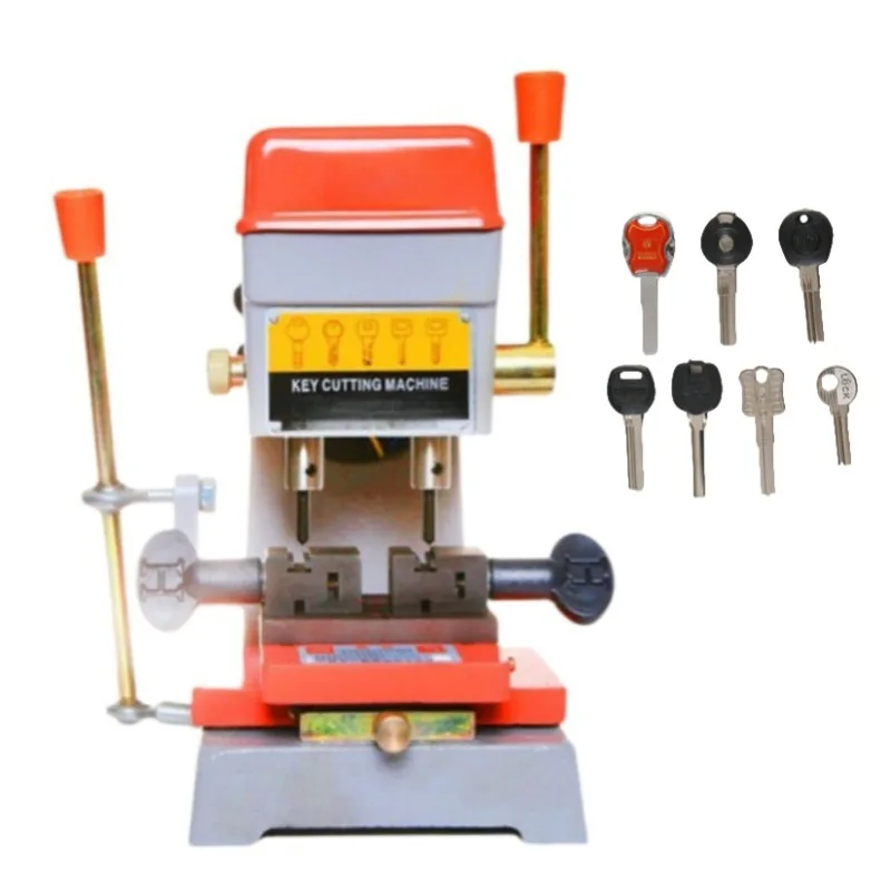 Multifunctional automatic vertical key copier for precise cutting of door keys